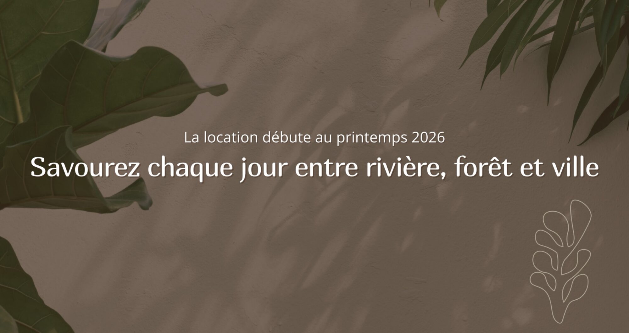 Grande photo location printemps