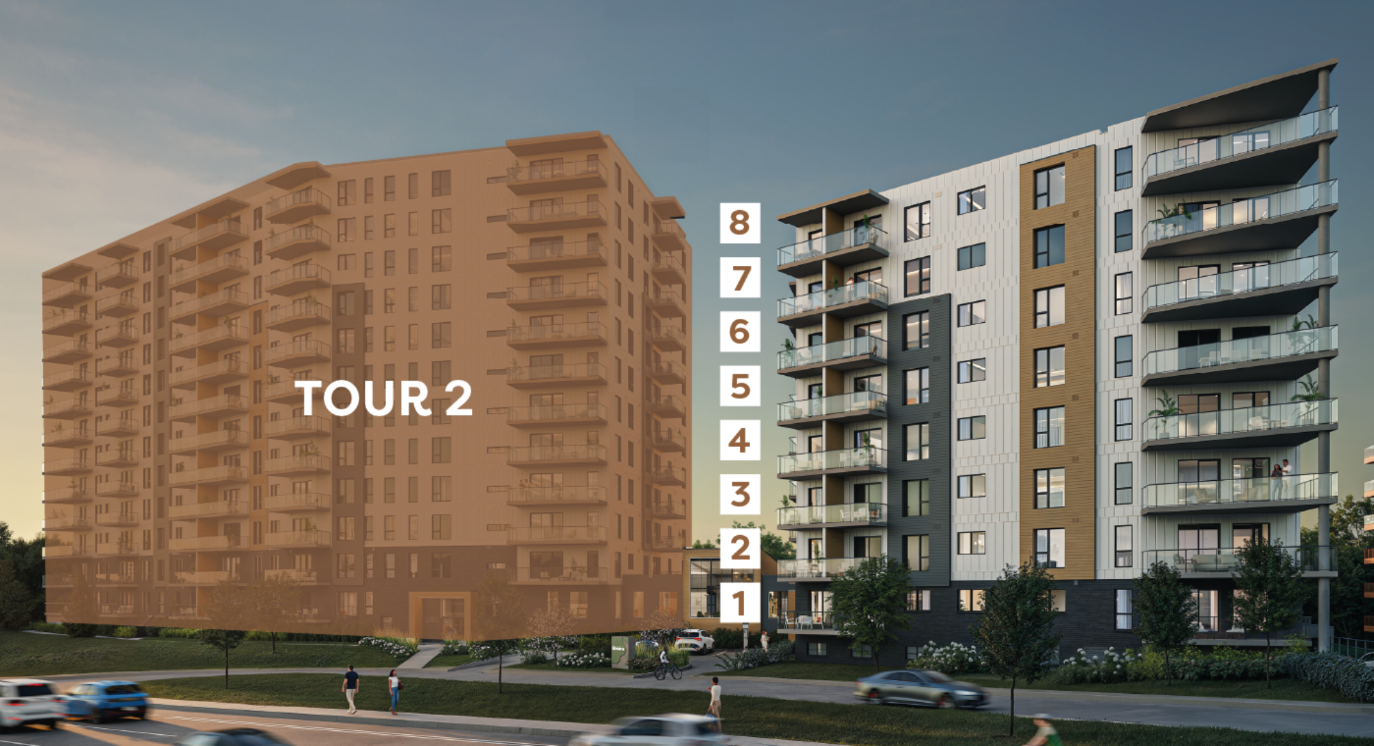 Tour 1 - avec étages