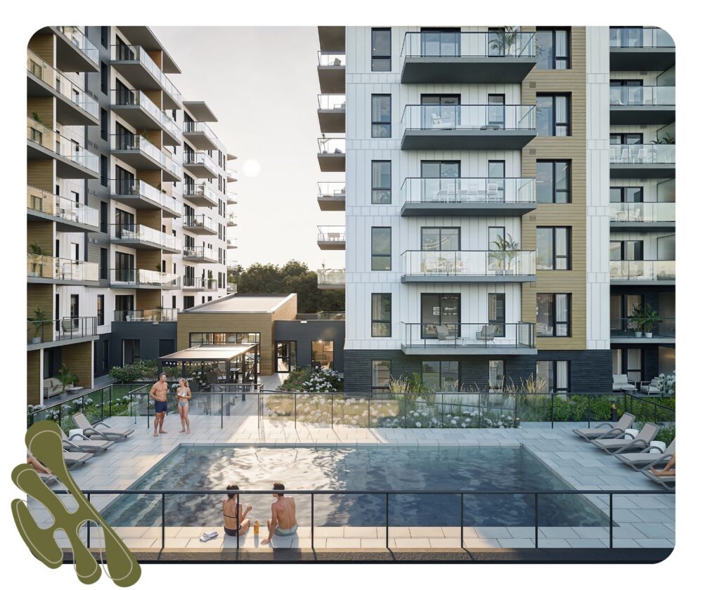 Rivièra vue piscine